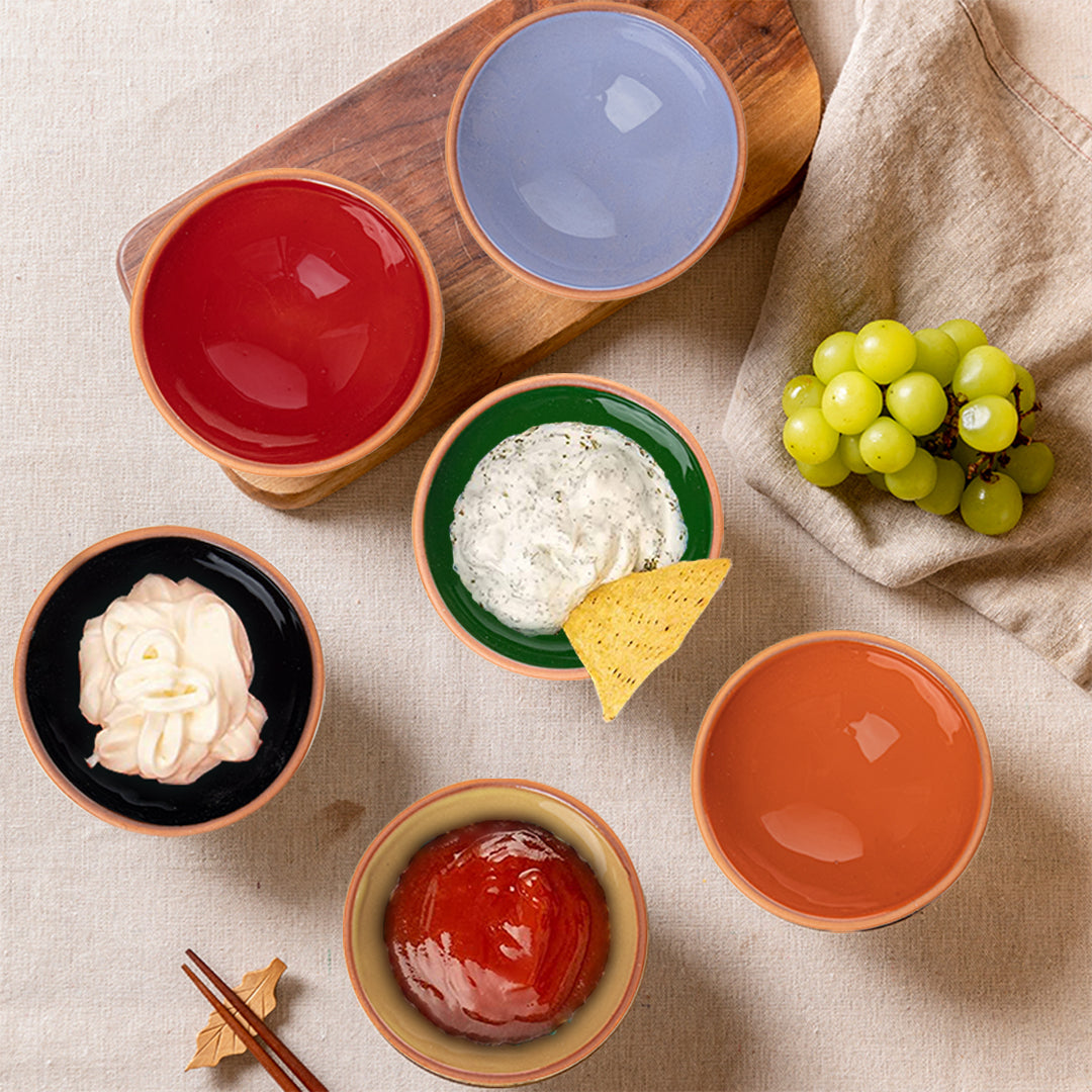 Spice Up Your Mezze Nights with Colourful Ruabon Dip Bowls