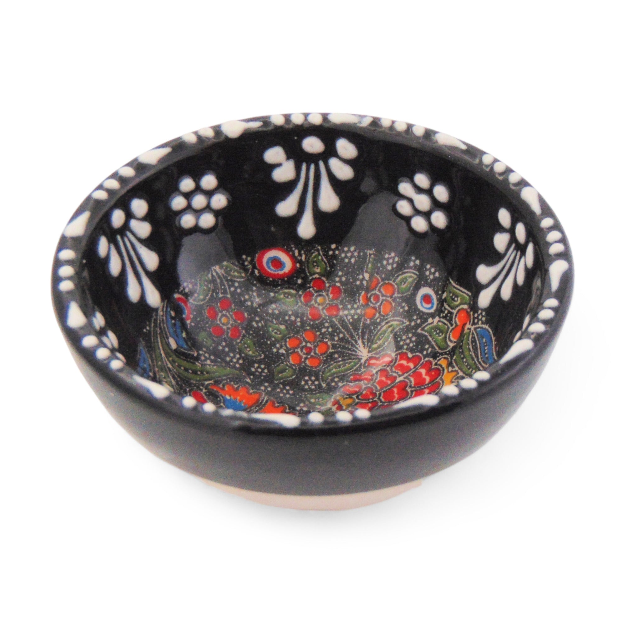 Ceramic Dip Bowl – Rochelle, Black Tulip – 8cm