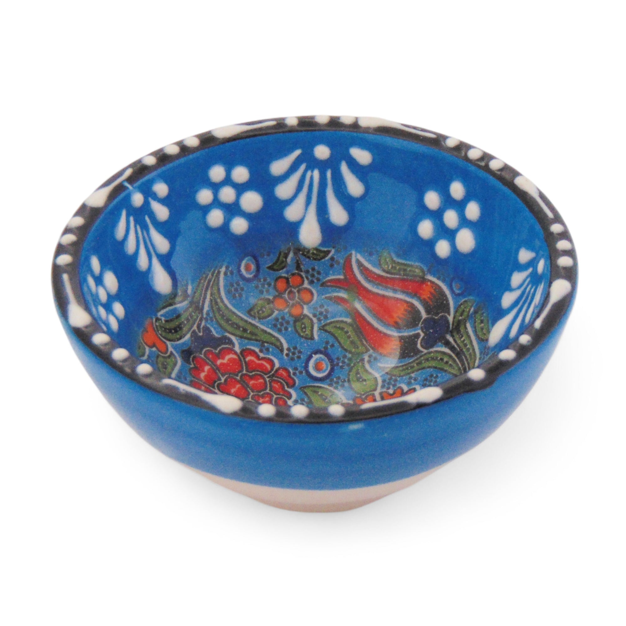 Ceramic Dip Bowl – Rochelle, Sky Rose – 8cm