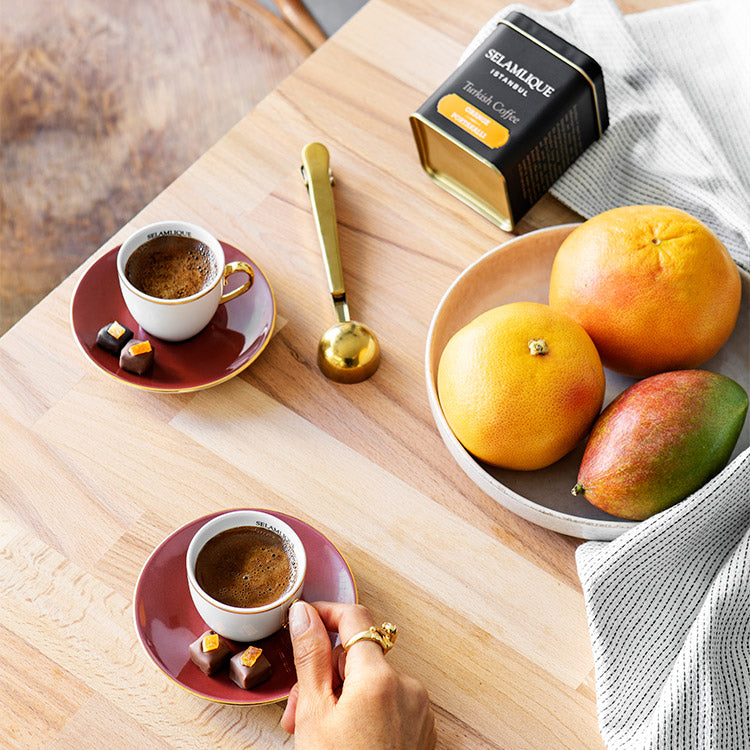 Turkish Coffee Orange, 125 g Metal Box
