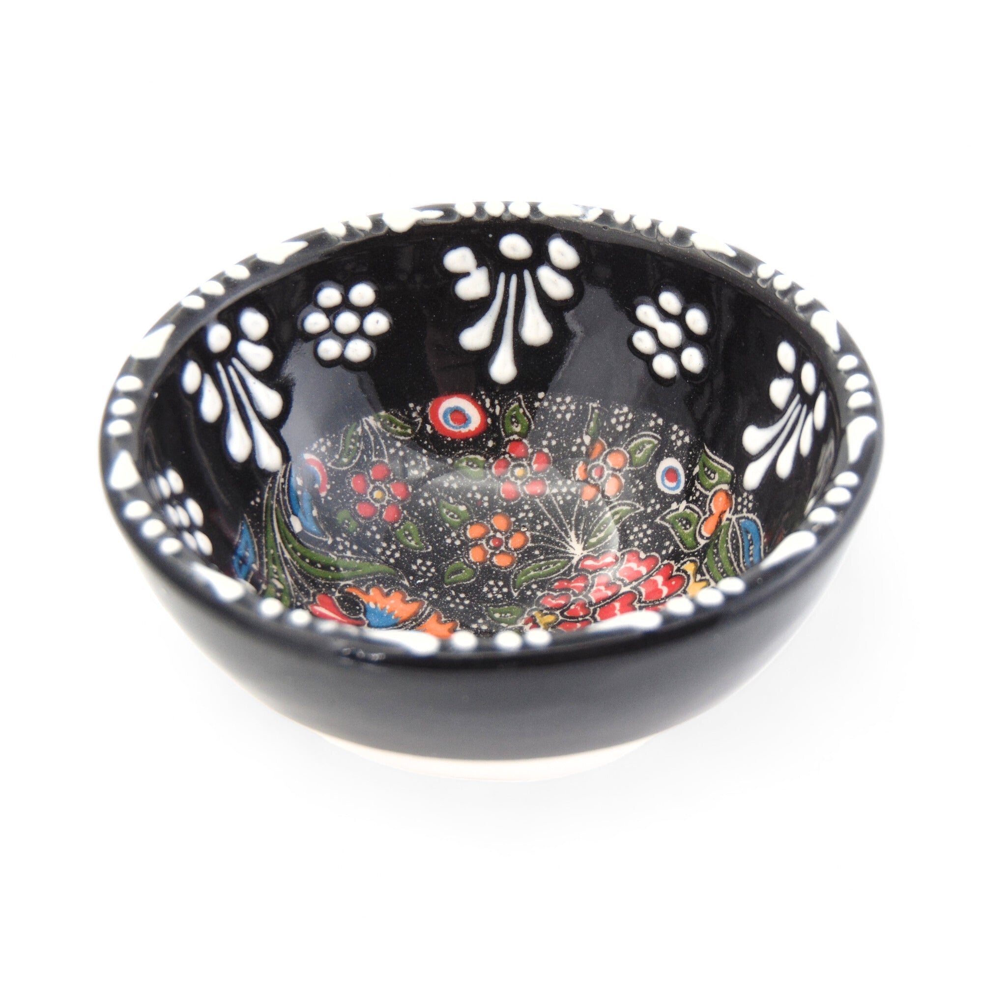 Ceramic Dip Bowl – Rochelle, Black Tulip – 8cm