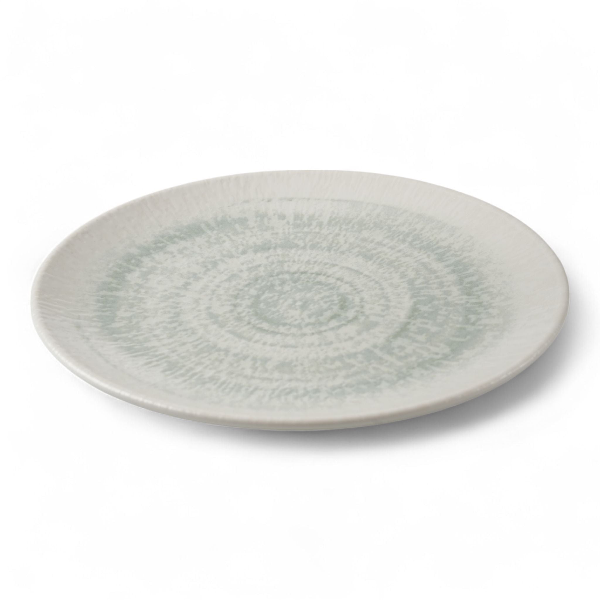 Porcelain Dinner Plate – Sark, Frost Green – 27cm