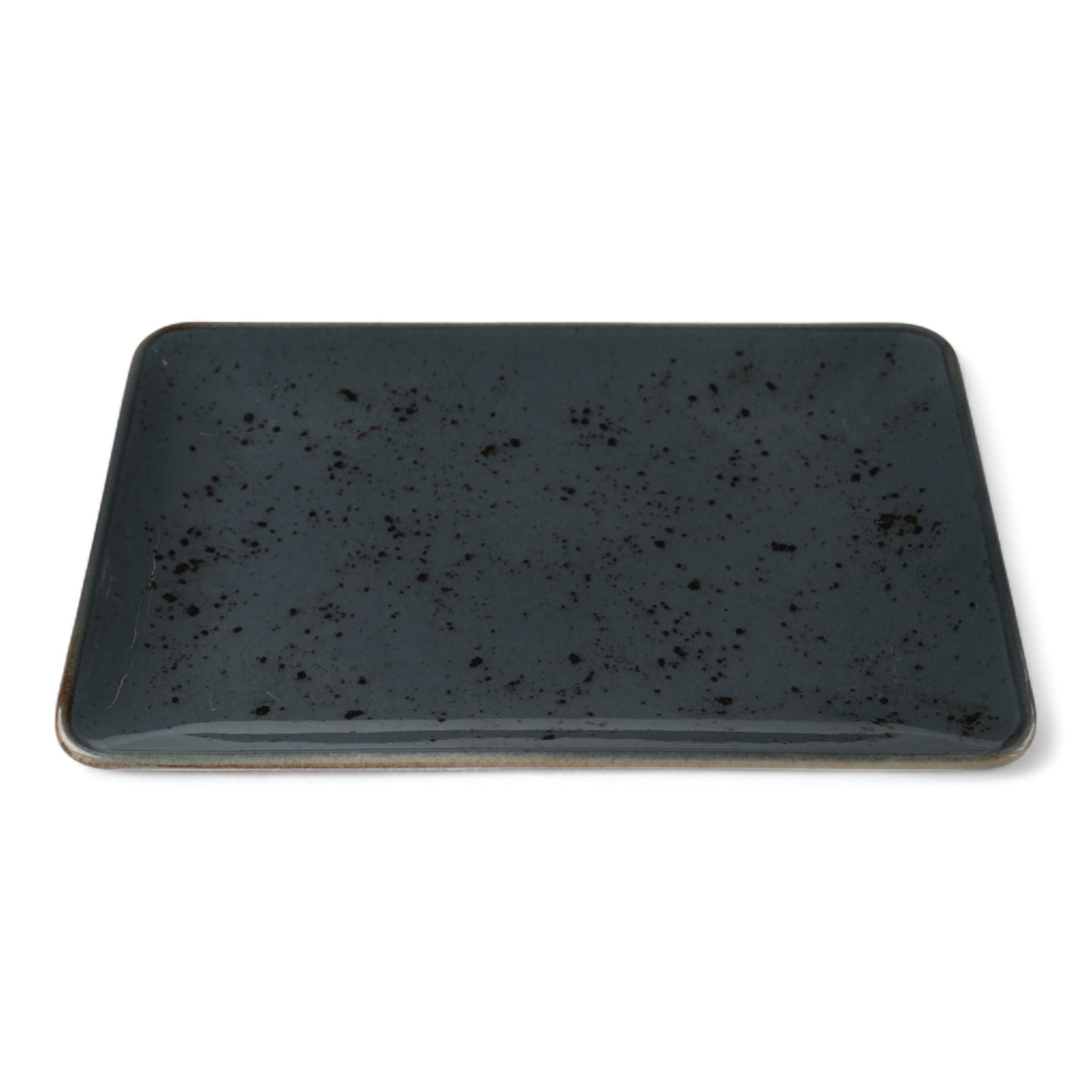 Porcelain Serving Plate – Fairlie, Forest Green – 30x20cm