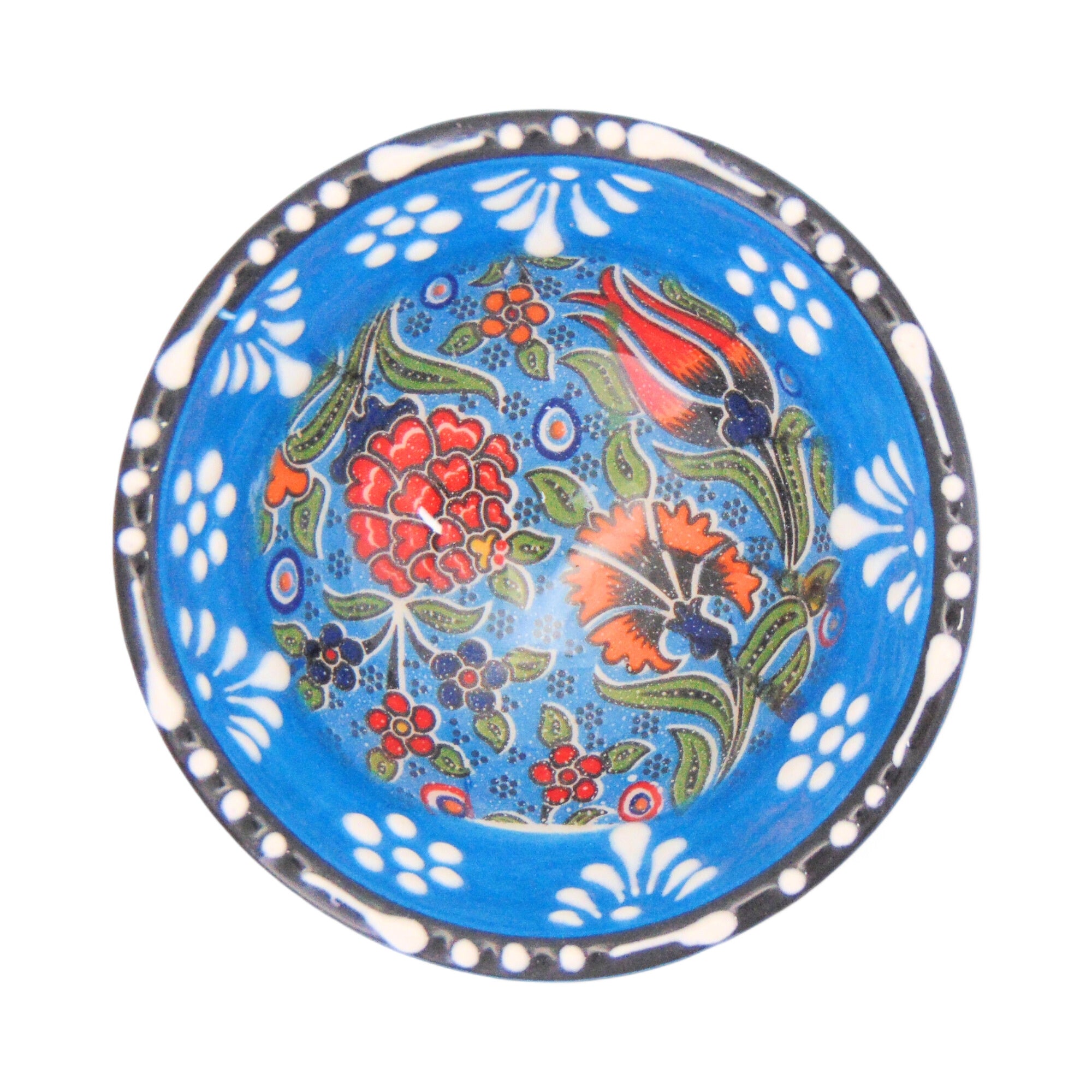 Ceramic Dip Bowl – Rochelle, Sky Rose – 8cm