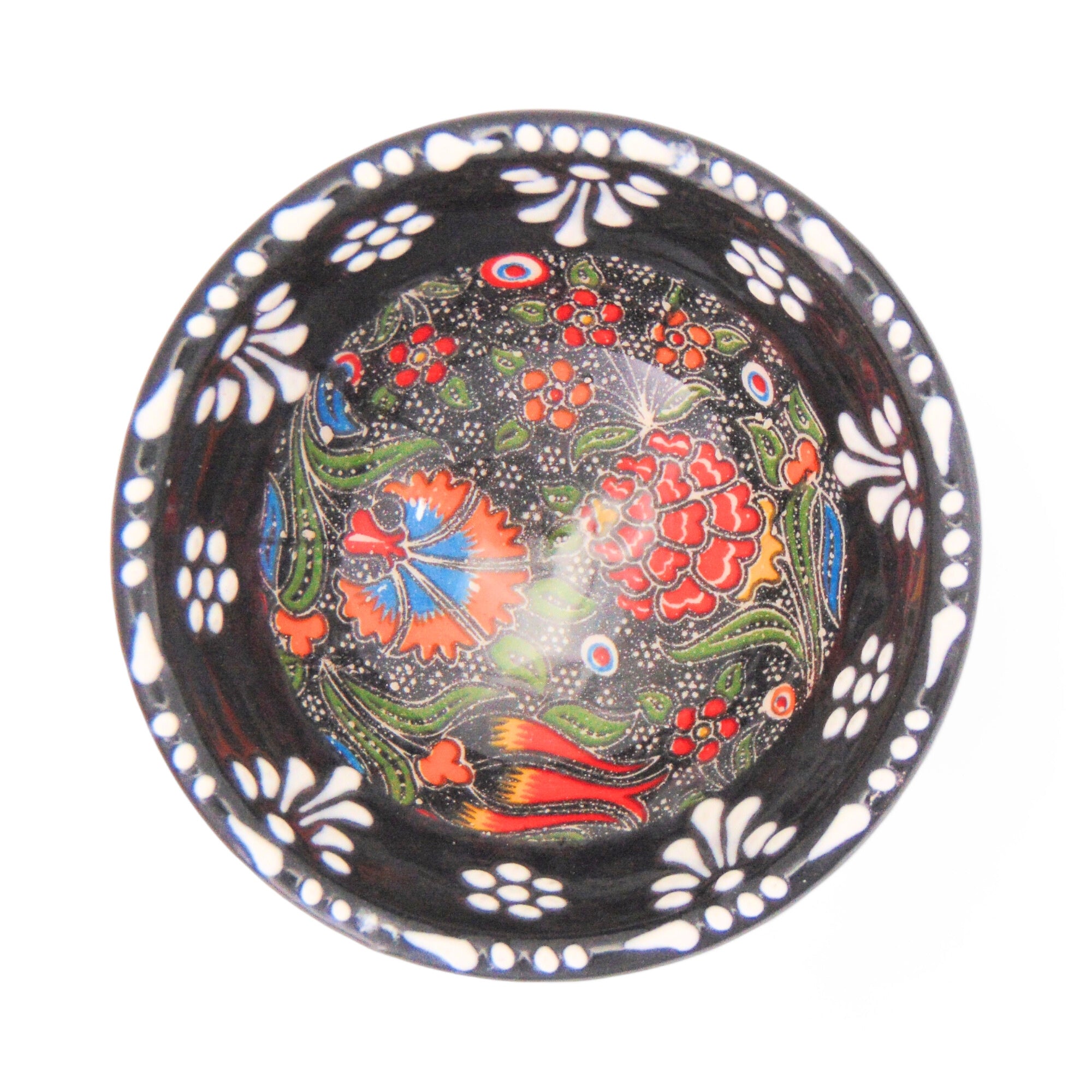 Ceramic Dip Bowl – Rochelle, Black Tulip – 8cm
