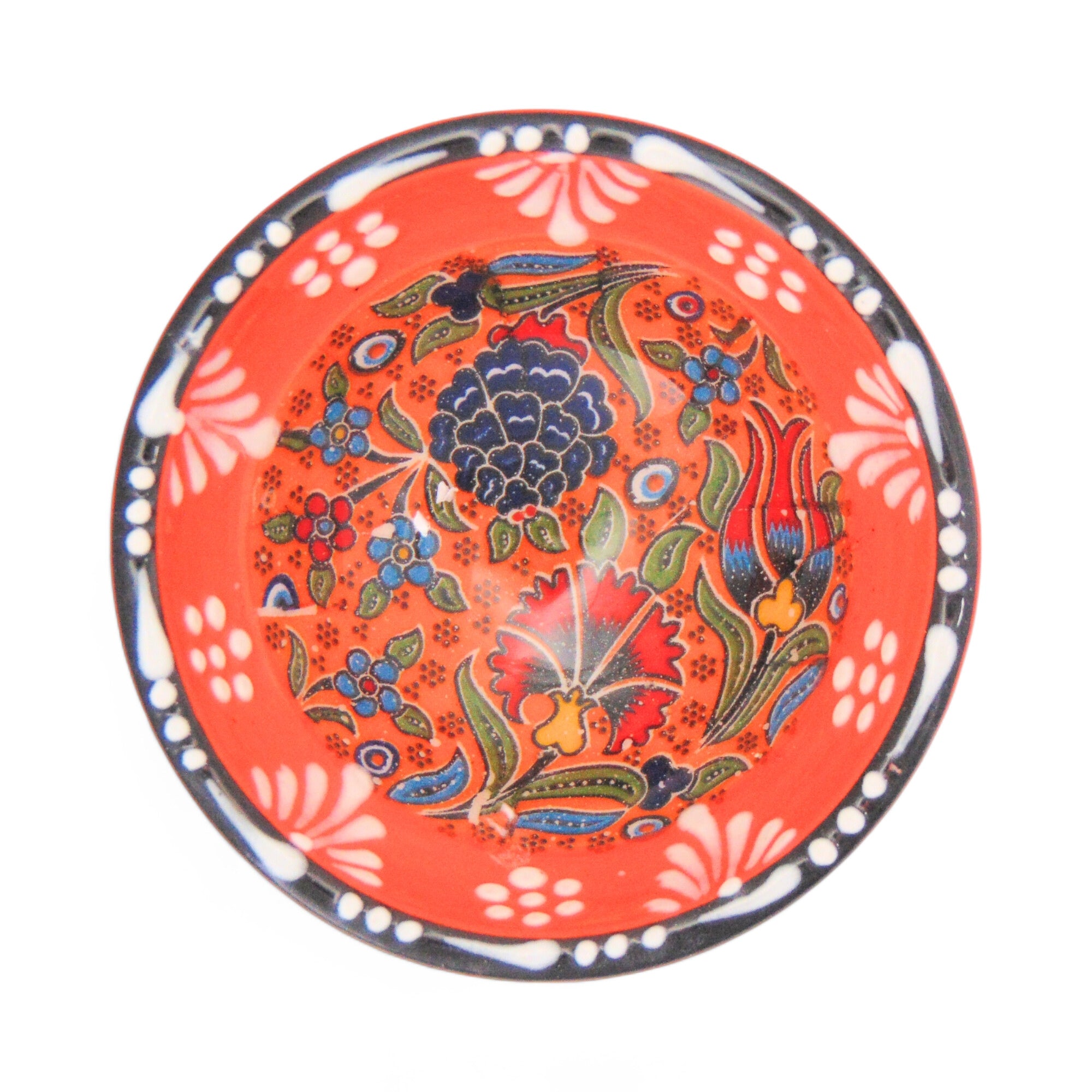 Ceramic Dip Bowl – Rochelle, Coral Bloom – 8cm