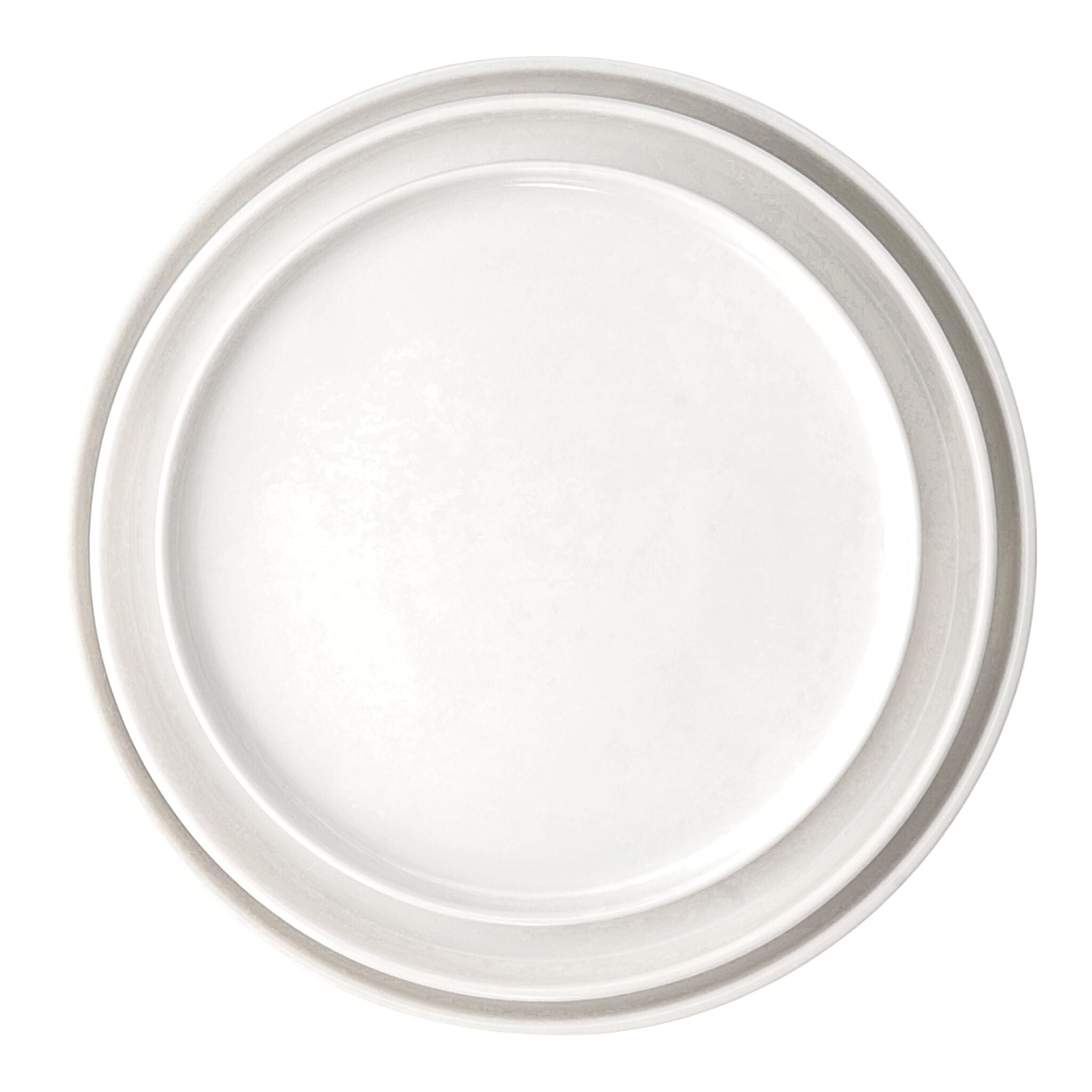 Porcelain Side Plate - Portland, Ivory White - 21cm Diameter