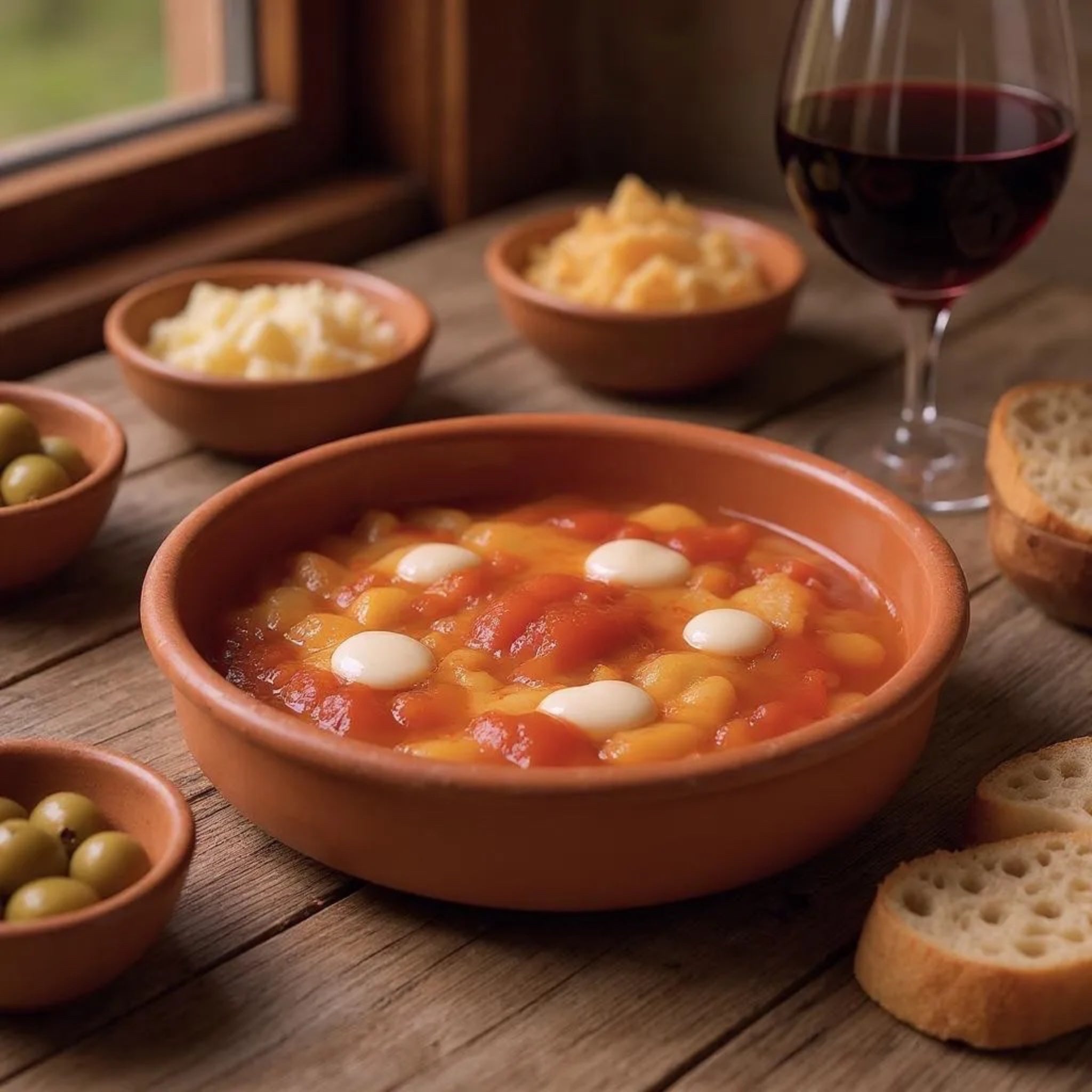 Terracotta Casserole Dishes – Ruabon, Earthy Red-Brown – 23cm
