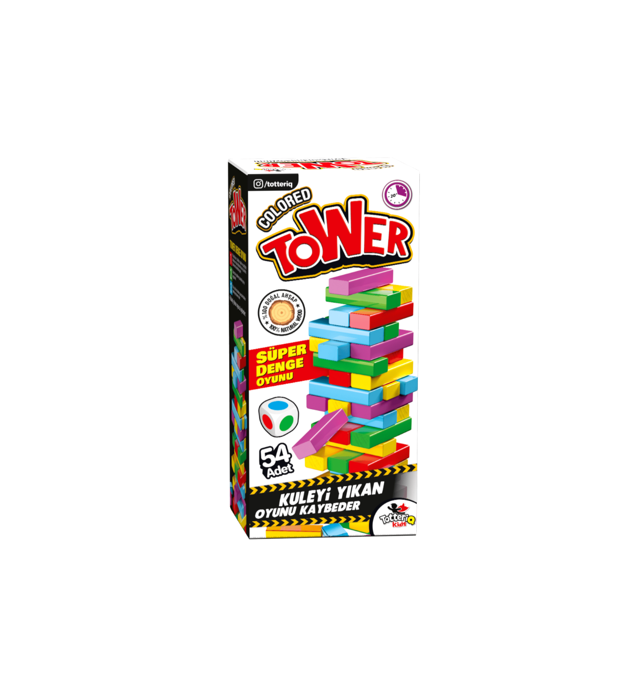 Totteriq Coloured Tower Game