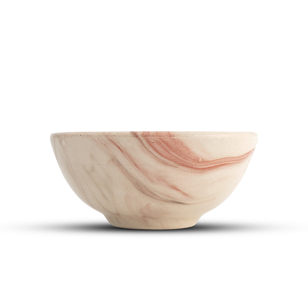 Handmade Ceramic Bowl Mocha Red 8cm