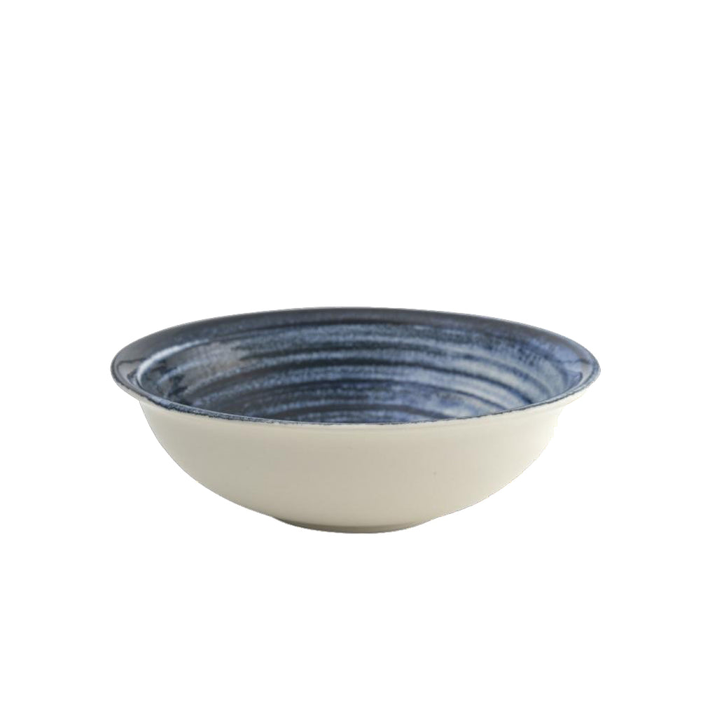 Porcelain Soup-Cereal Bowl Pebble Deep Ocean 17cm