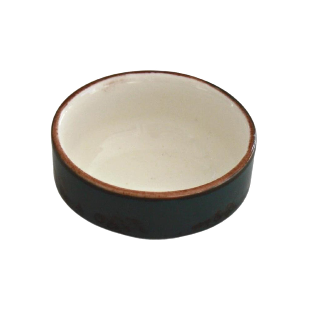 Porcelain Snack&Dip Bowl Pebble Green White 6cm