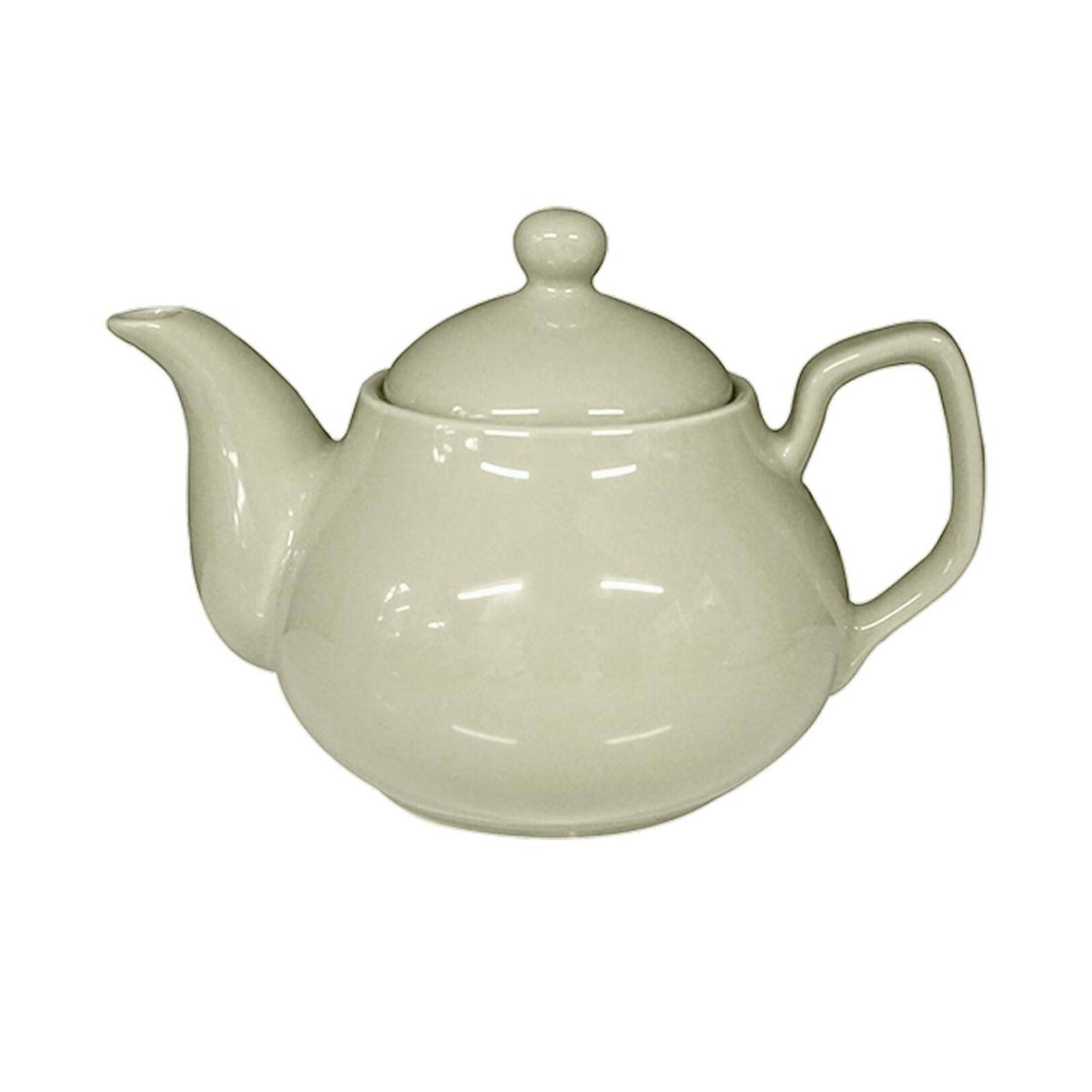 Porcelain Tea Pot Cream 15cm