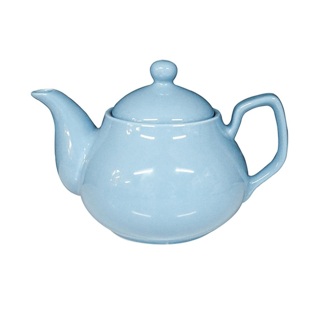 Porcelain Tea Pot Light Blue 15cm