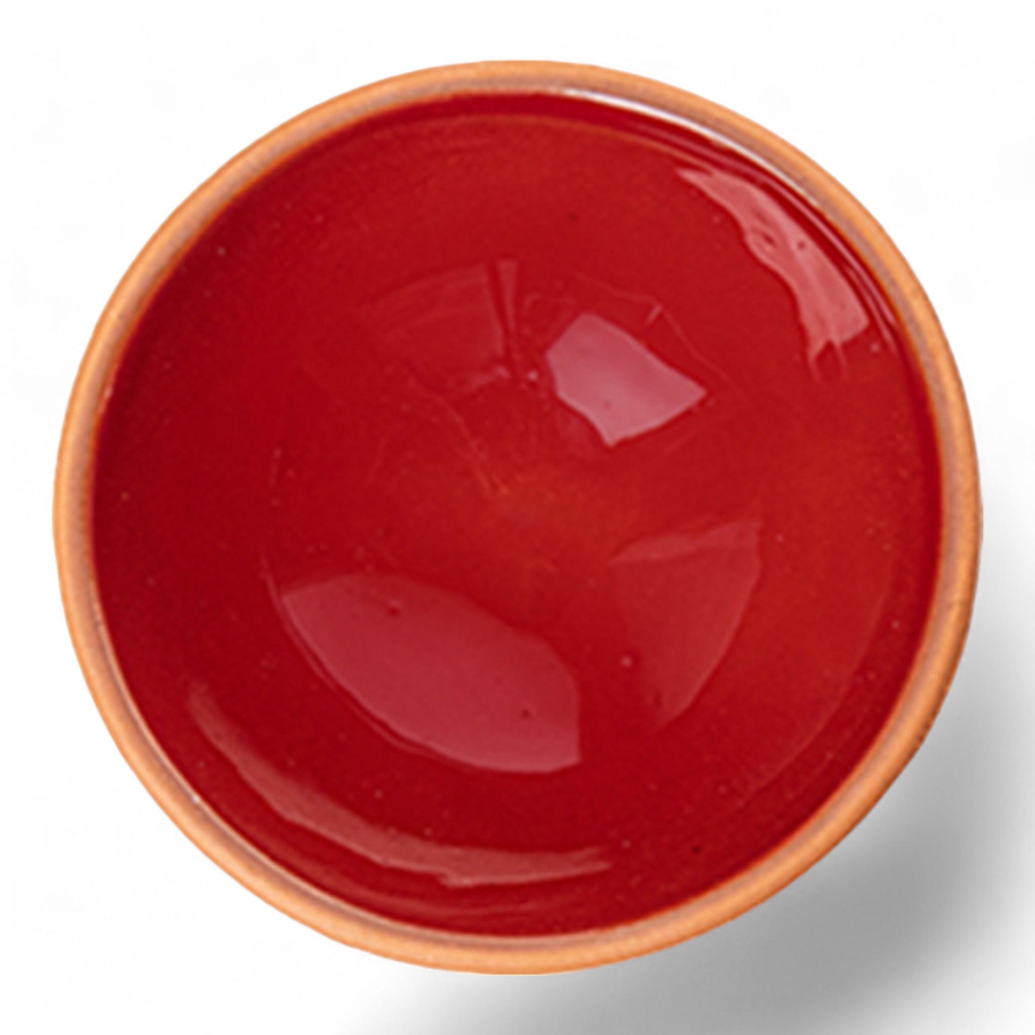 Terracotta Dip Bowl – Ruabon, Brick Red – 8cm