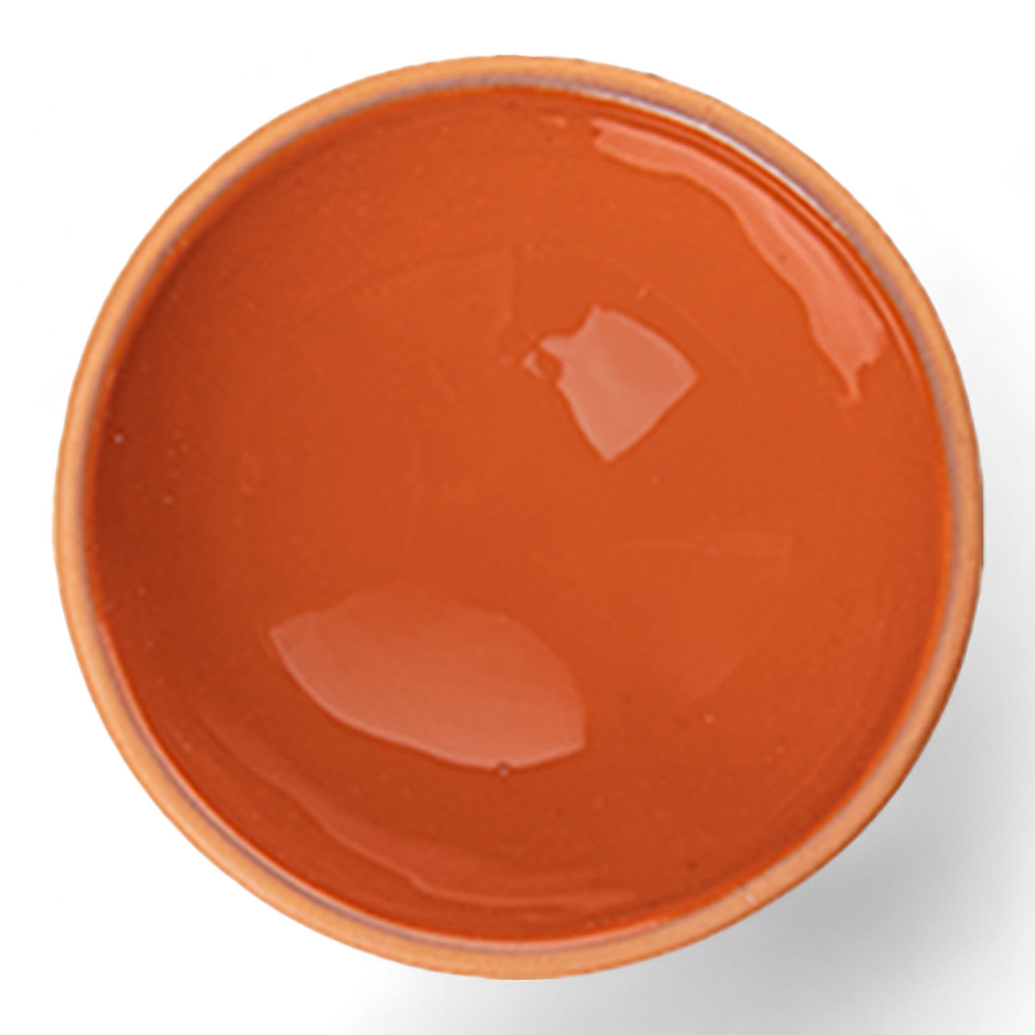 Terracotta Dip Bowl – Ruabon, Burnt Orange – 8cm