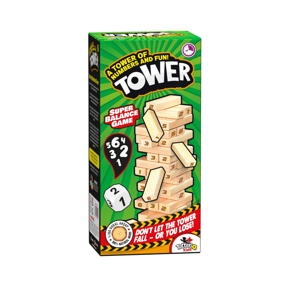 Totteriq Numbered Tower Game