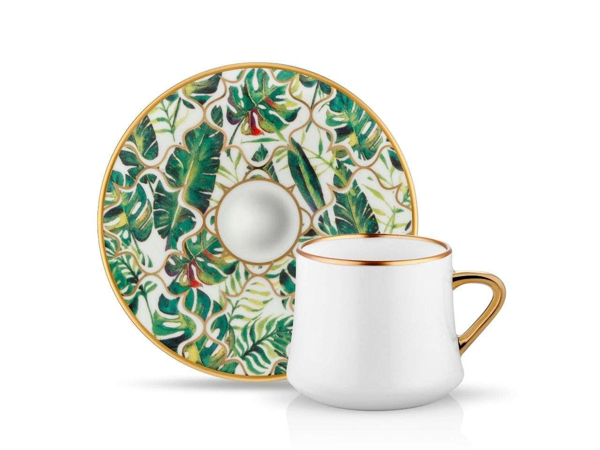 Sufi Tea Cup and Saucer - Amazon Equator - 230 cc