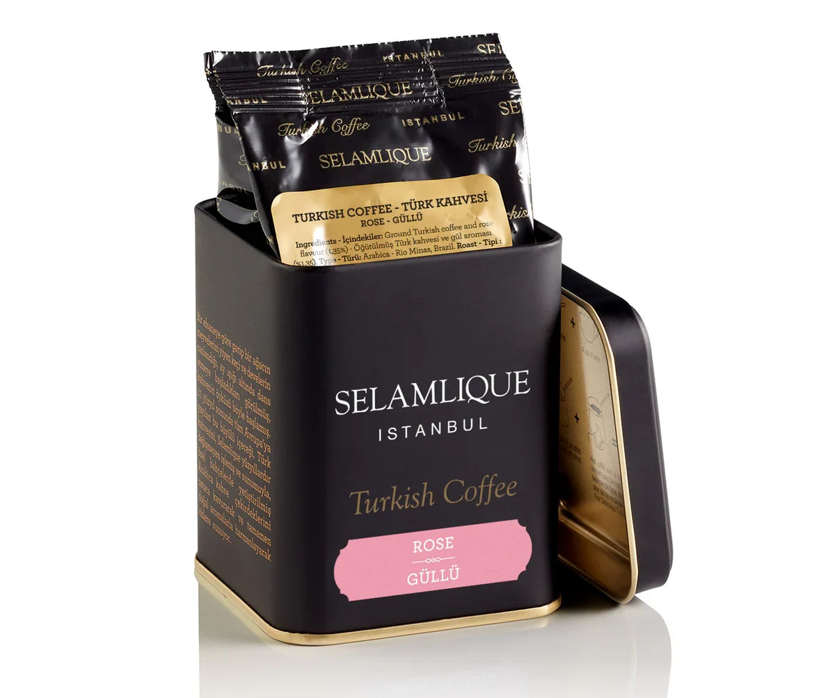 Turkish Coffee Rose, 125 g Metal Box